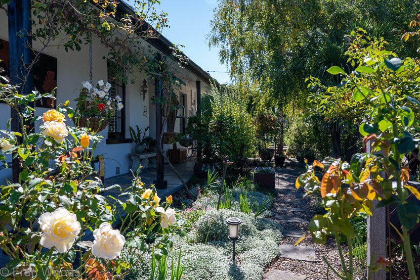 Historic garden in Park Lane