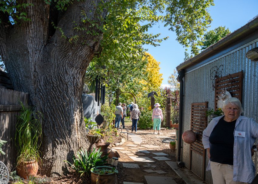 Historic garden in Park Lane