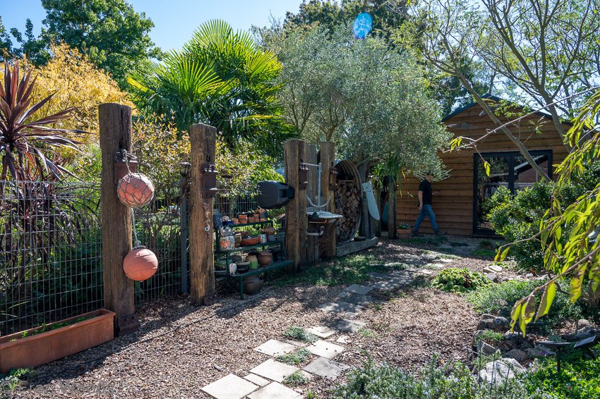 Historic garden in Park Lane