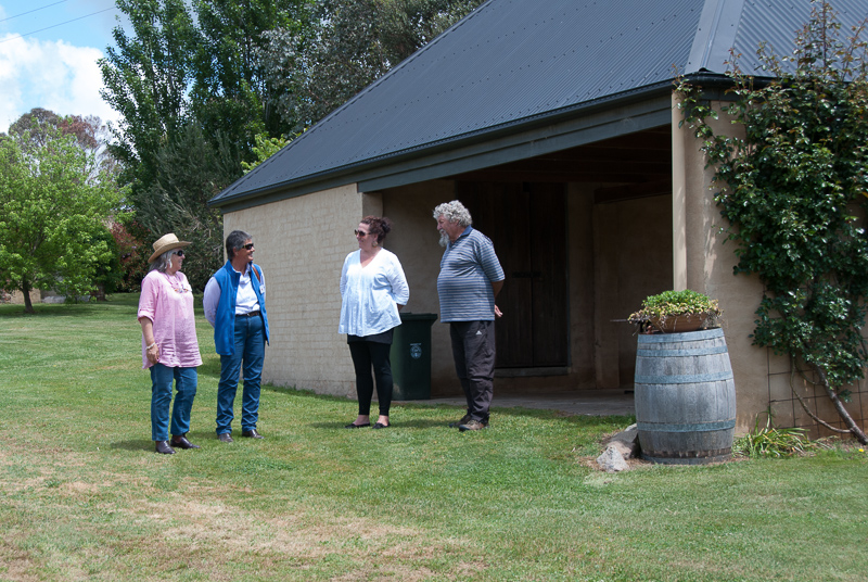 Bev Lightfoot's garden in Braidwood.