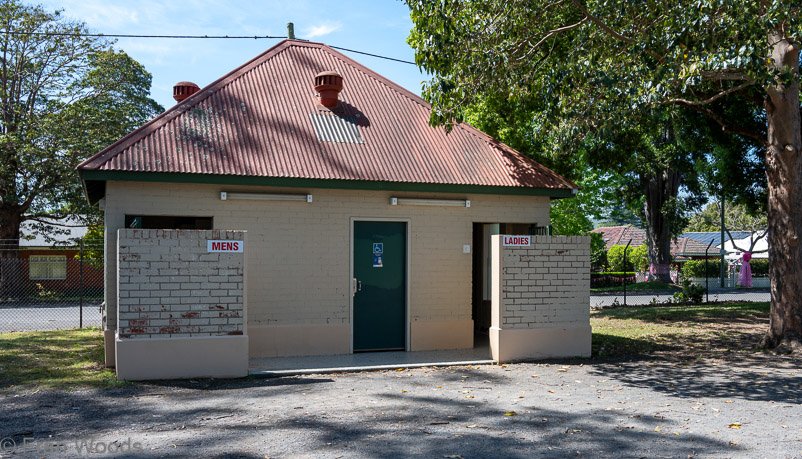 Toilet block at Berry Showground... such a relief!